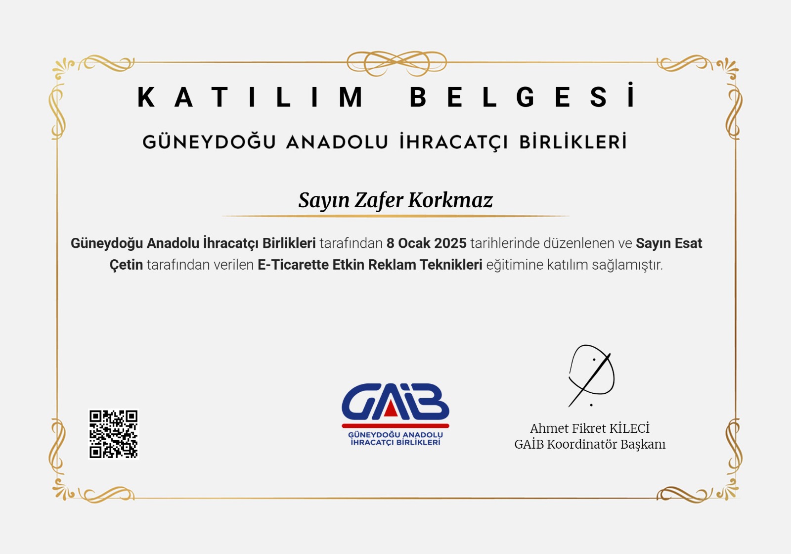 E-commerce Export Strategies - Southeastern Anatolian Exporters' Association (GAİB)